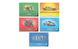 Альбом для рисования 40л "Дорога к победе" на гребне пластик.обл А207 01543 Светоч