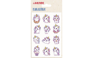 Наклейки объемные "deVente.Пони-единорог" 10*15см ПВХ 8002474