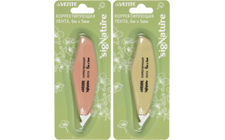 Корректирующая лента "deVente.sigNature" 5мм*12м оливковый,пудрово-розовый 4062513