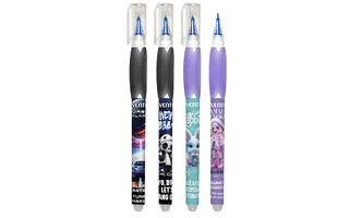 Ручка Пиши-стирай гелевая "deVente.Ассорти" синяя 0,5мм с ластиком 5051626