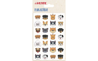 Наклейки объемные "deVente.Собаки" 10*15см ПВХ 8002460