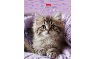 Дневник школьный 1-4 кл обложка твердая "МяУсы" 48ДмТ5В_35801 094886 Hatber