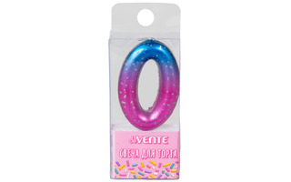Свеча-цифра deVENTE. Degrade 0" 9*6см 9060509