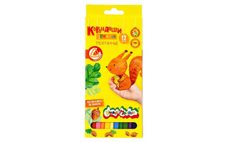 Карандаши 12 цв "Каляка-Маляка" трехгранные КТКМ12