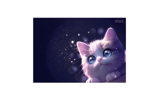 Клеенка для труда "Кокос.Любимый котик" 35*50см 120мкм ПВХ 260570 (3877)