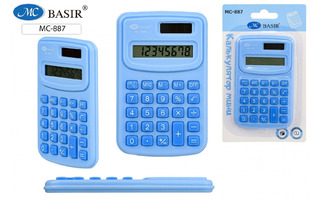 Калькулятор Basir 8 разряд 97х60мм синий МС-887/синий/