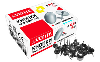 Кнопки  50шт "deVente" никелированные 4132403