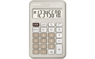 Калькулятор deVENTE 8 разряд 94*63*10мм 210NR бежевый 4031528
