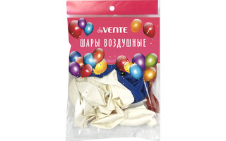 Шары "deVente.Триколор" 30см (50 шт) ассорти 9061666
