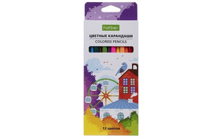 Карандаши 12 цв "Цветогорск" трехгранные CS_095327 Hatber
