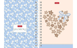 Записная книжка А6  80л "Нежное очарование" двойная тв.обл гребень 80ЗКтд6В1гр_35737 096665 Hatber
