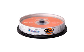 Диск лазерный CD-R Smart buy 700Mb 52xCake Box (10шт) SBCD-R10