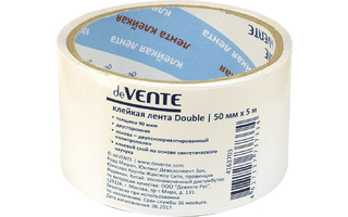 Клейкая лента двухсторонняя 50*5 deVENTE полипропилен 4163703