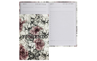 Ежедневник А5  160стр "FIORENZO.Цветочный шик" н/датир тв.пер. 7Бц 253141 Кокос