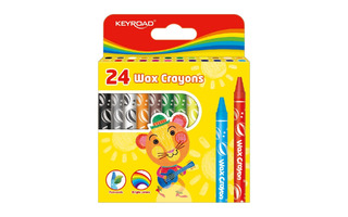 Восковые мелки 24цв "KEYROAD.Стандарт" KR971558