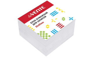 Блок для записи  8*8*5 белый непроклеенный deVente 2012408