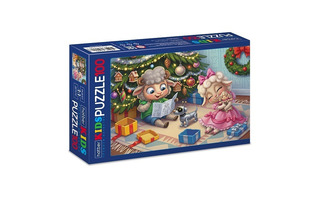 Пазлы Хатбер  100эл "Премиум.Kids.Овечки с подарками" 100ПЗ5_37624 097369