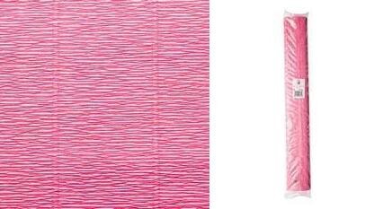 Цветная гофрированная бумага 971 розово-персиковый 50см*2,5м 140гр