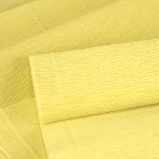 Цветная гофрированная бумага 574 желтый 50см*2,5м 180гр