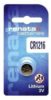 Батарейка Renata CR 1216 Li/Mn02,25mAh/3v