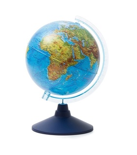 Глобус географический физический 210 мм Классик Евро Ке012100176