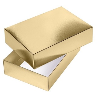 Коробка подарочная "Metallik Золото" прямоугольник 25*18*6,5см Ккс_03424 082215 Hatber
