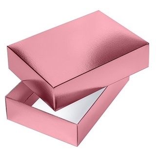 Коробка подарочная "Metallik Розовая" прямоугольник 25*18*6,5см Ккс_03418 082218 Hatber