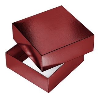 Коробка подарочная "Metallik Красная" квадрат 18*18*6,5см Ккс_03415 082230 Hatber