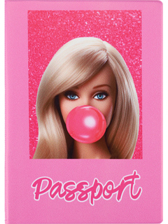 Обложка для паспорта "Барби.Let's go party" ПВХ slim ОП-1893