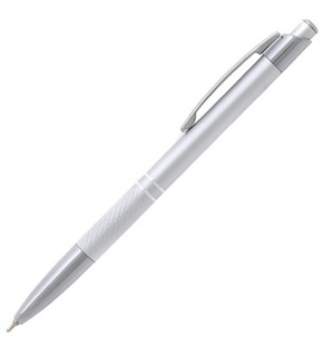 Ручка подарочная "Flair.Miami" синяя 0,7мм корпус серебряный F-1220/сереб.