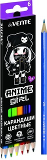 Карандаши  6 цв "deVente.Anime Girl" 2М 5021412
