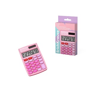 Калькулятор ErichKrause.Pastel PC-101  8 разряд розовый 62007